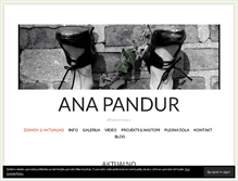 Tablet Screenshot of anapandur.com
